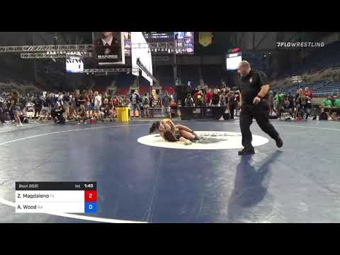 112 Lbs Consi Of 32 #2 - Zhivanna Magdaleno, Texas Vs Afton Wood, Washington 948f