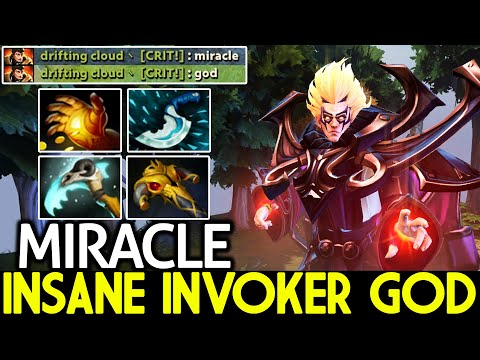 MIRACLE [Invoker] Insane Invoker God Show Killer Combo Dota 2
