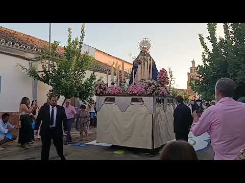Procesion Rosario c/ Cordoba en Villanueva del Rio