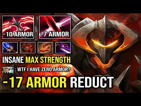 WTF -17 Armor Reduction Max Strength | Insane OP Tank Chaos Knight Deleted Enemy in 2 Seconds Dota 2