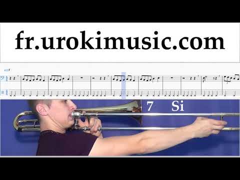 Comment Jouer du Trombone Dua Lipa - New Rules Tab Tablature Partie#2 um-i829