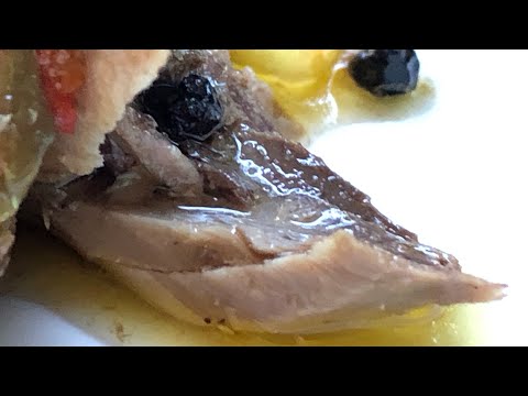 Canned tuna preserve recipe, fused with olive oil, fresh garlic, lemon zest, chili, pepper corn.