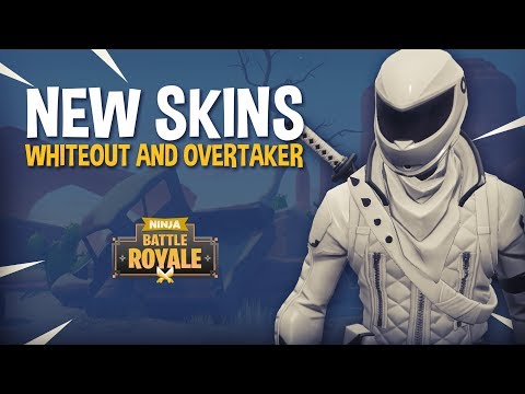 NEW Whiteout and Overtaker Skins!! - Fortnite Battle Royale Gameplay - Ninja Video