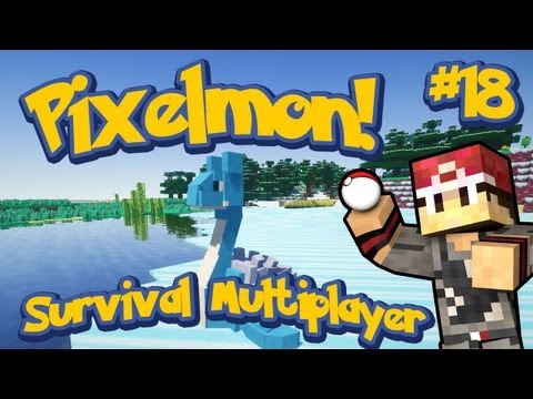 Pixelmon Survival Multiplayer Episode 18 - Got My Lapras! w/LittleLizardGaming