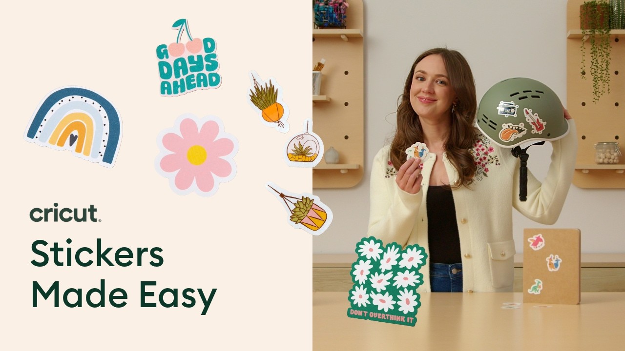 How to Make Stickers with Cricut (Easy DIY Stickers for Beginners!)