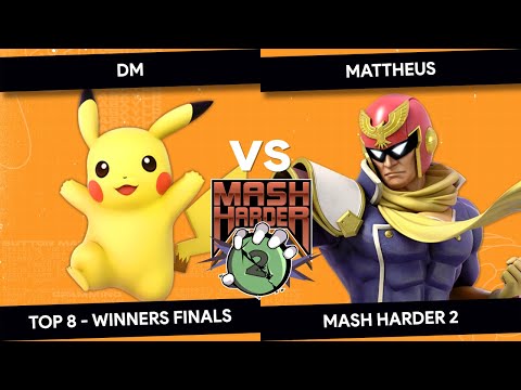 MASH HARDER 2 - DM (Pikachu) vs mattheus (Falcon) - Top 8 Winners Finals