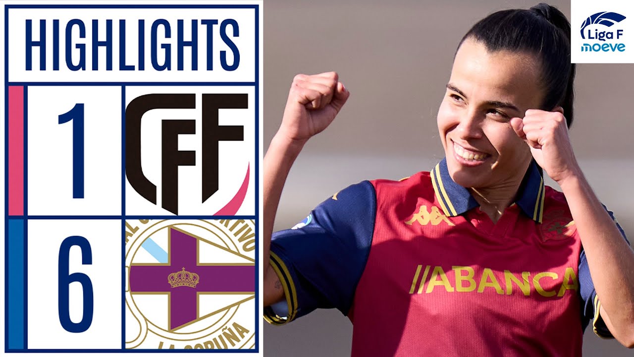 Madrid CFF vs Real Club Deportivo de la Coruña Highlights