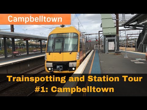 Trainspotting and Station Tour #1: Campbelltown