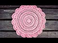 Crochet Round Doily Placemat Tutorial