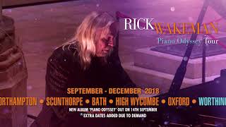 Rick Wakeman Piano Odyssey 2018 UK Tour
