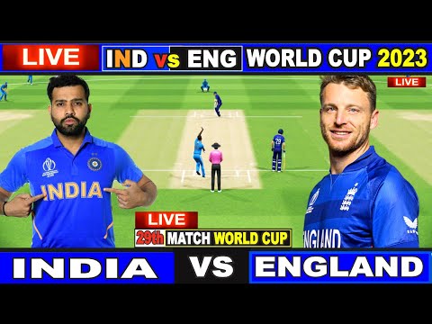 Live: IND Vs ENG, ICC World Cup 2023 | Live Match Centre | India Vs England | 2nd Innings