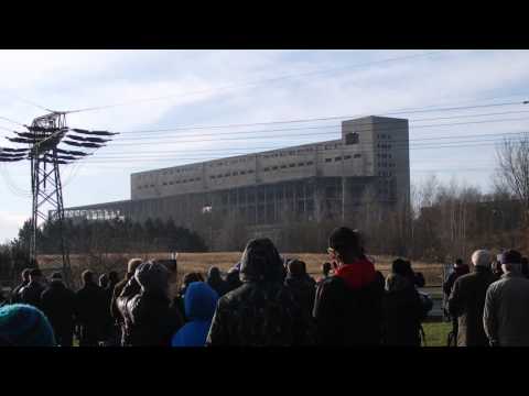 05. Dezember 2015 - Sprengung Maschinenhaus Kraftwerk Hagenwerder...