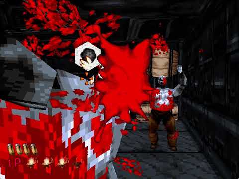 Arcade Mode No Music HD Hard Difficulty Longplay - The House of the Dead (1996) - PC