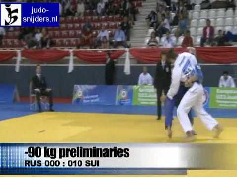 Judo 2009 Antalya: Dmitry Gerasimenko (RUS) - Domenik Wenzinger (SUI) [-90kg].