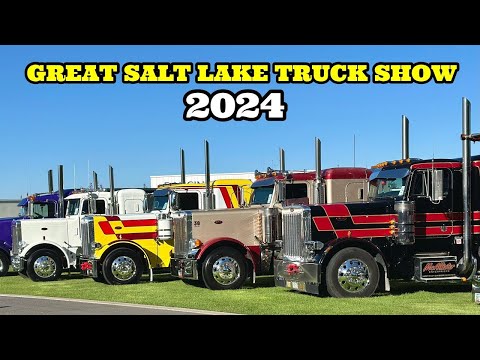 2024 Great Salt Lake Truck Show - Custom Big Rig Trucks from all over the USA (4K)