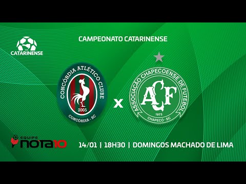 🔴 AO VIVO E COM IMAGENS | CONCÓRDIA X CHAPECOENSE | CAMPEONATO CATARINENSE 2026
