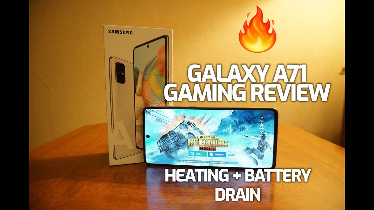 Samsung Galaxy A71 Gaming Review- PUBG Mobile, Graphics, Heating, and Battery Drain