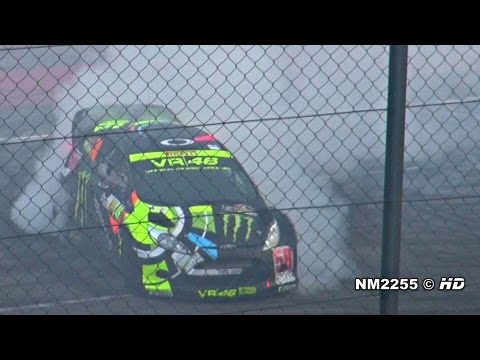 Valentino Rossi BURNOUT with his Ford Fiesta WRC - 2011 Monza Rally Show