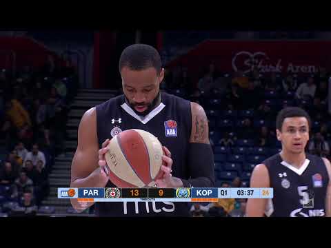 ABA Liga 2019/20, Round 13 match: Partizan NIS - Koper Primorska  (29.12.2019)