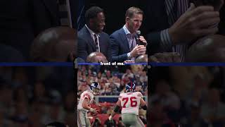 Eli on the greatest catch in Giants history 🏆 #shorts #elimanning #SuperBowl #helmetcatch #giants