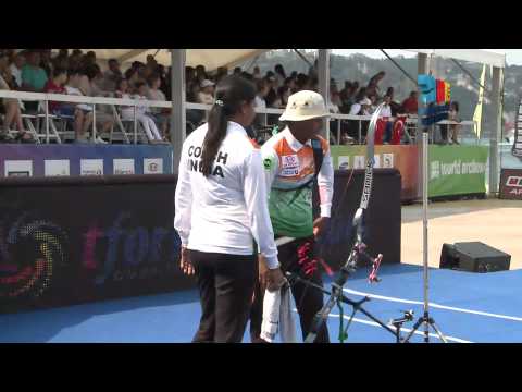 Deepika Kumari v Berangere Schuh – recurve women's semifinal | Istanbul 2011 World Cup Final