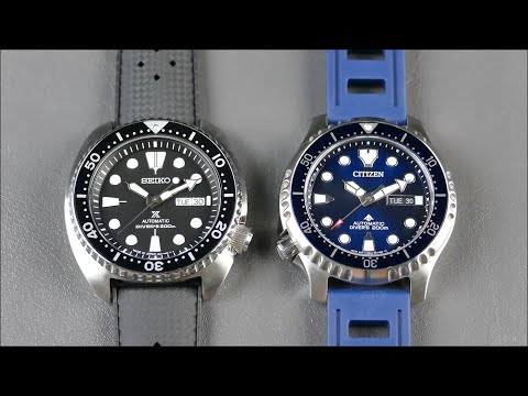 On the Wrist, from off the Cuff: Tropic vs. ISOfrane Straps + BONUS; Seiko vs. Citizen Lume Battle!