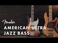 мініатюра 0 Відео про товар Бас-гітара FENDER AMERICAN ULTRA Jazz Bass RW AGED NATURAL