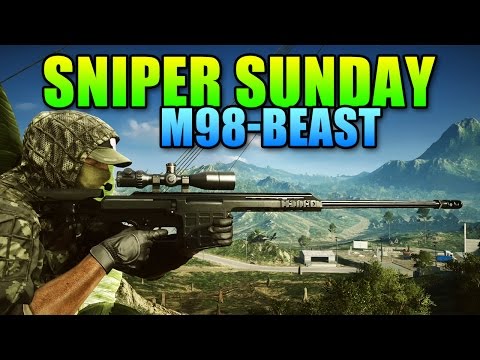 Sniper Sunday - M98B Heavy Hitting Classic Power! | Battlefield 4 Sniper Gameplay