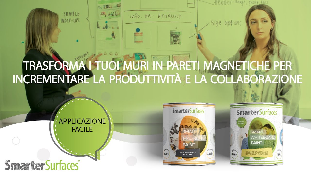 Come applicare la vernice per lavagna magnetica | Ufficio moderno | Smarter Surfaces
