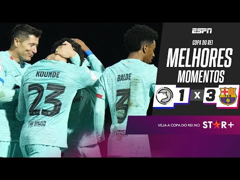Gols e lances de Unionistas de Salamanca x Barcelona