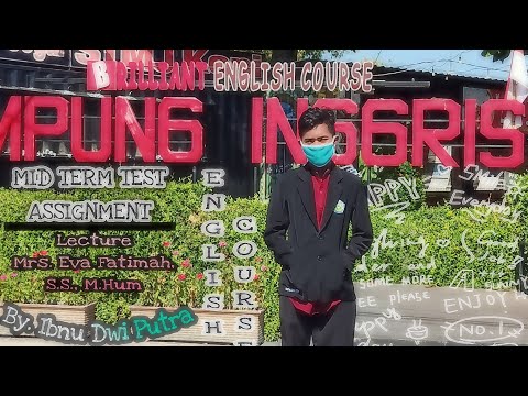 English for Legal Professionals, MID-TERM TEST ASSIGNMENT ENGLISH COURSE. By Ibnu Dwi Putra