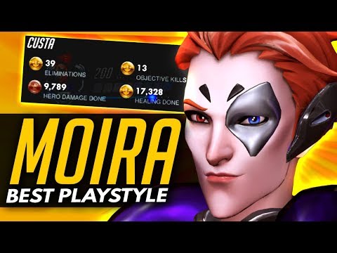 Overwatch | The Pro MOIRA Playstyle - How Custa Plays Moira (First Tournament Gameplay)