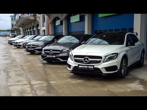Mercedes-AMG Test Sürüşü Etkinliği 'C63 S Coupe AMG - A45 AMG - AMG GT S - SLC43 AMG' | V-LOG