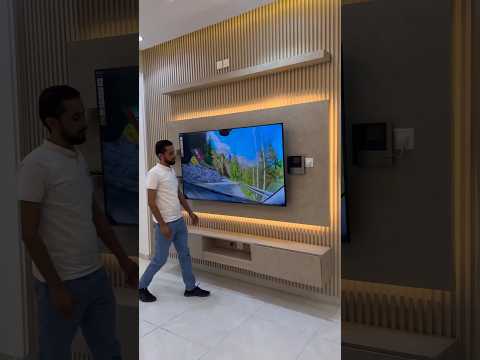 WPC Fluted panel for TV cabinet