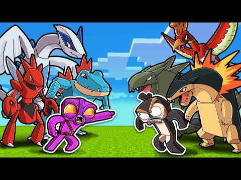 Gold vs Silver - PIXELMON MAP WARS! (Minecraft)