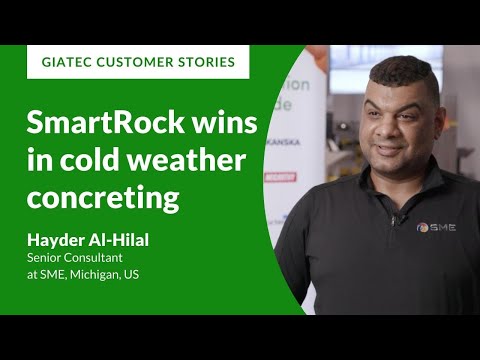 SmartRock® wins in cold weather concreting with SME, Michigan
