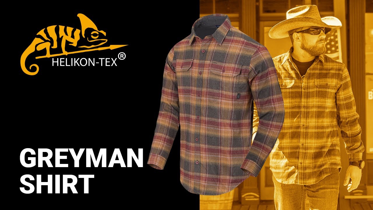 Helikon-Tex Uomo GreyMan Camicia Amber Plaid Helikon-Tex Uomo GreyMan Camicia Amber Plaid