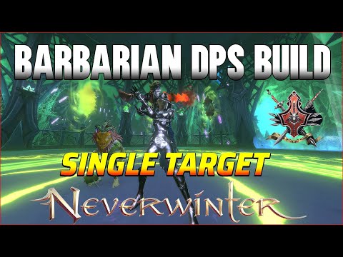BARBARIAN DPS BUILD M26: Single Target 3 Damage Companions - Neverwinter 2023