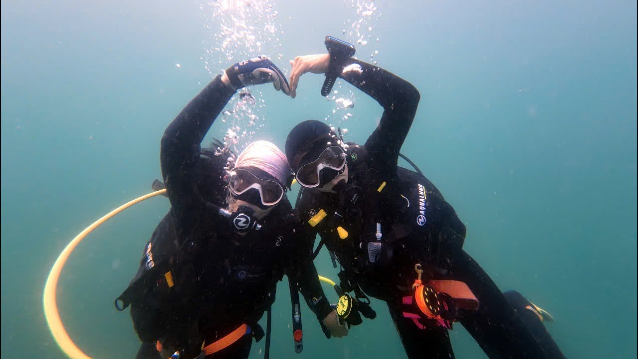 Experience scuba diving at Van Phong Bay.