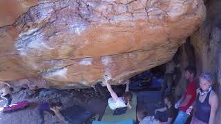 Video thumbnail de An Amal Roof, 7b+. Rocklands