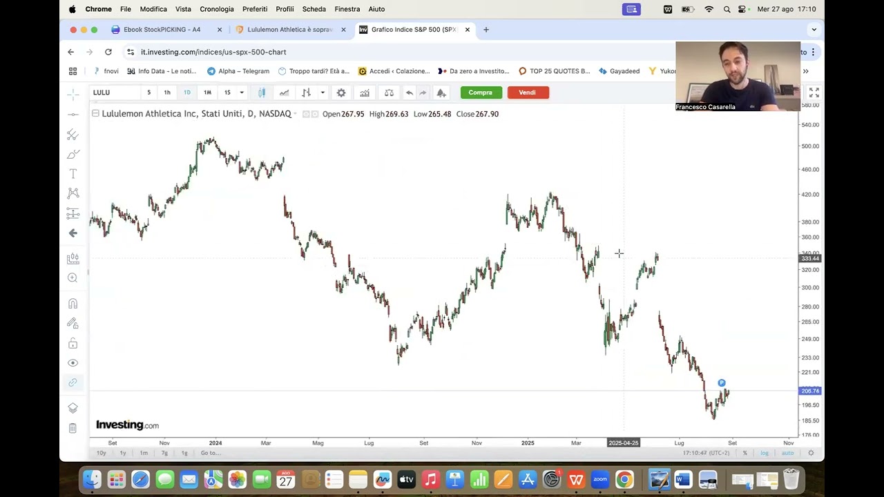 Webinar Azioni in Watchlist 27 Agosto 2025