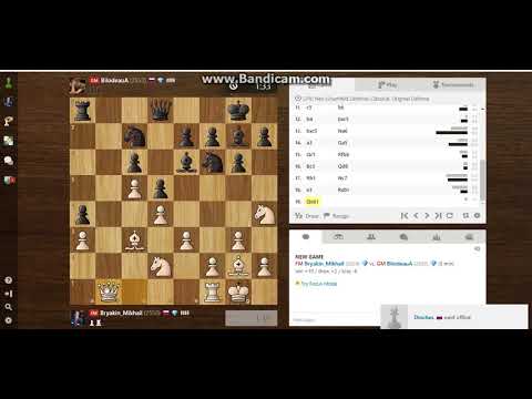 Blitz on Chess.com FM Bryakin Mikhail - GM Alekseenko Kirill