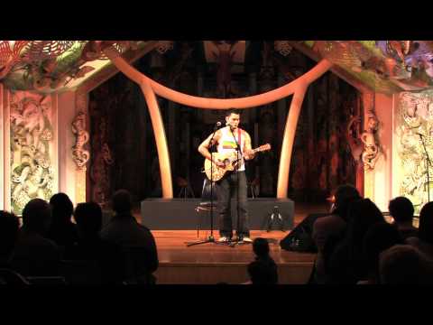 Matiu Te Huki performs 'I'm Feeling' at Te Papa
