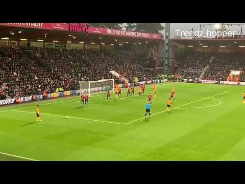 JOAO MOUTINHO MAGIC FREE KICK | Bournemouth 1-2 wolves!