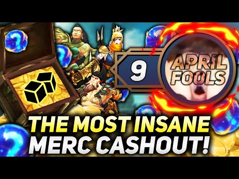 10 LOSS MERCENARY "CASHOUT" 9 HP "COMEBACK"!! THE FREEST "FIRST"!! | Teamfight Tactics Patch 12.6