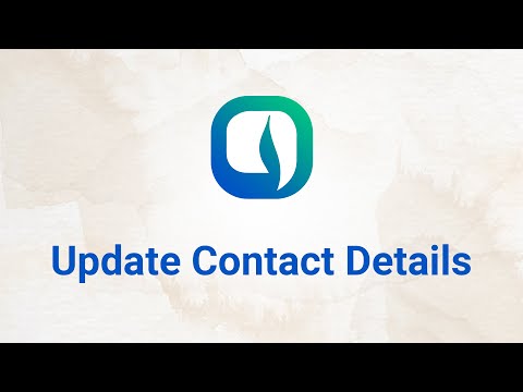 Watch Update Contact Details