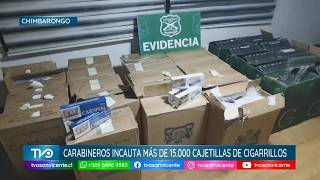 Carabineros incauta más de 15 mil cajetillas de cigarrillos de contrabando en Chimbarongo