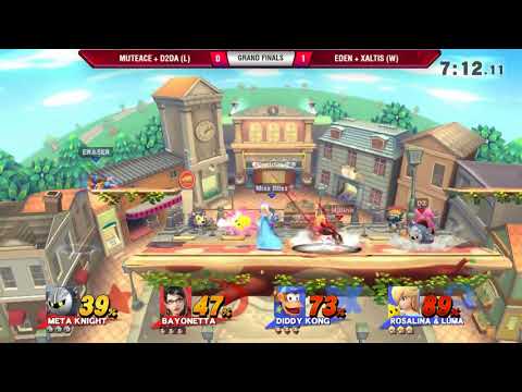 VS Weekly 6/21/18 - Grand Finals - D2da/MuteAce (Red) vs Eden/1UpGirlXaltis (Blue) - Smash 4 Doubles