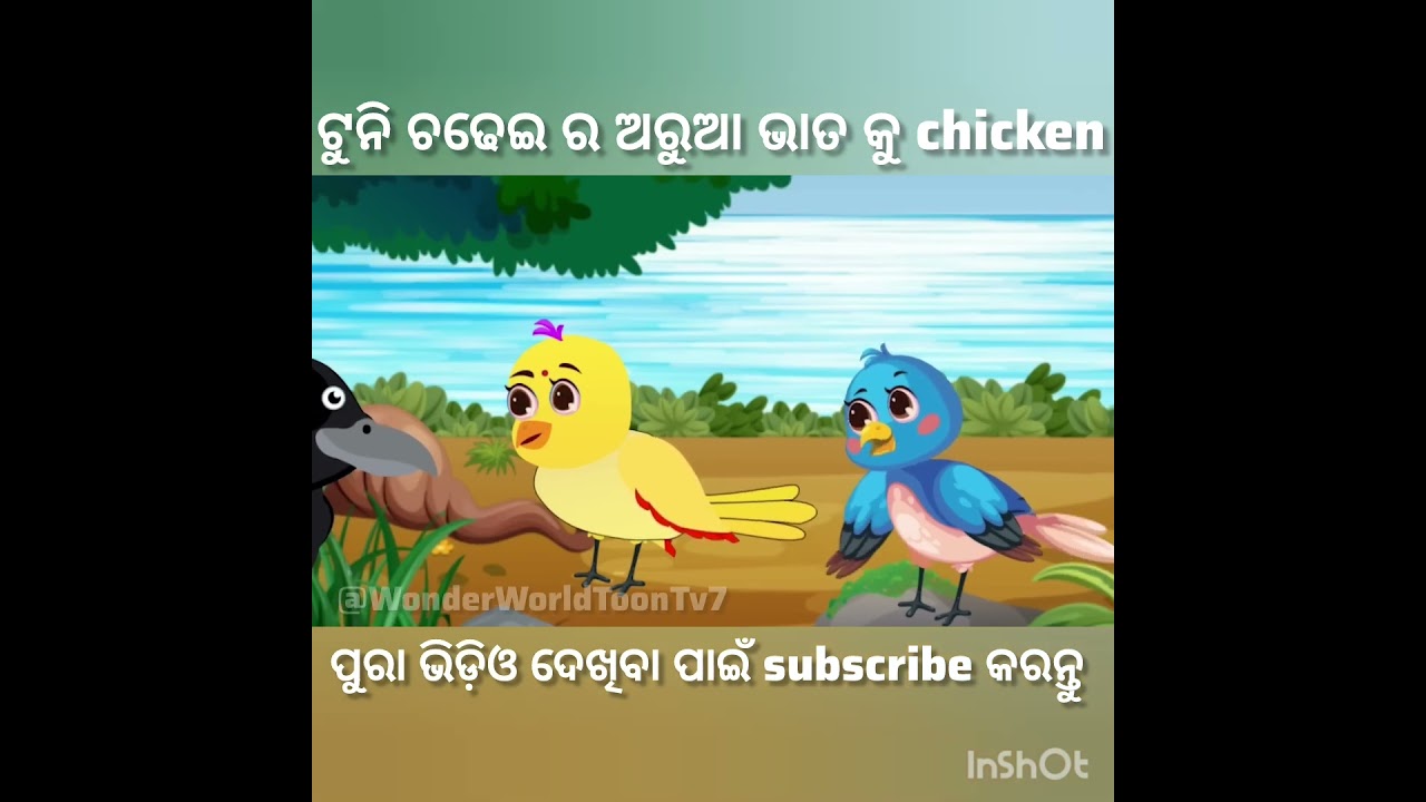 ଟୁନି ଚଢେଇର ଅରୁଆଭାତ କୁ chicken #megatron #new #moralstories  Tuni chidiya ki kahani Tiki Chadhei Gapa
