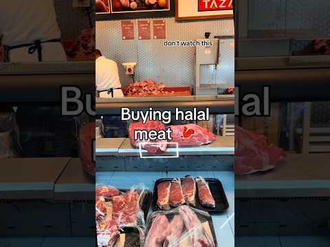 Is anybody else terrified of buying halal meat from the butcher🤣 #halalmeat #butcher #halal